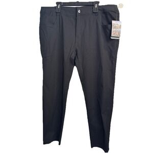 Swiss Alps Performance Sz 42 Black Pants Stretch Sun Protection NWT